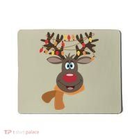 Funny Cute Reindeer Christmas 1 Mousepad thumb 0