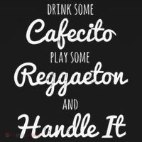 Funny Coffee Reggaeton Drink Some Cafecito Kids Sweatshirt thumb 2