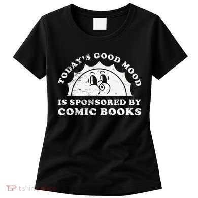 Funny Cute Retro Vintage Comic Books Or Comic Book Women's T-Shirt