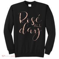Funny & Cute Rose All Day Wine Lover & Gift G002016 Sweatshirt thumb 0