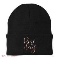 Funny & Cute Rose All Day Wine Lover & Gift G002016 Beanie thumb 0