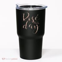 Funny & Cute Rose All Day Wine Lover & Gift G002016 Tumbler thumb 0