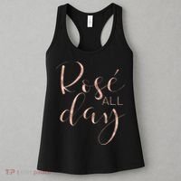 Funny & Cute Rose All Day Wine Lover & Gift G002016 Women's Tank Top thumb 3