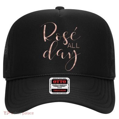 Funny & Cute Rose All Day Wine Lover & Gift G002016 Hat