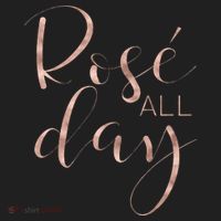 Funny & Cute Rose All Day Wine Lover & Gift G002016 Hat thumb 2