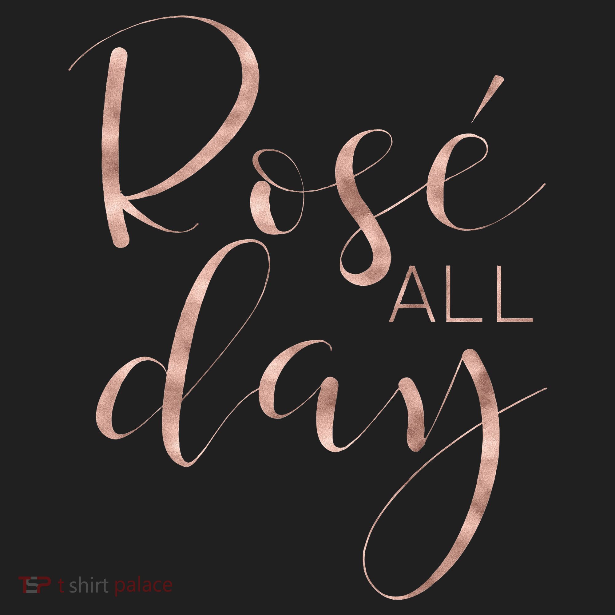 Funny & Cute Rose All Day Wine Lover & Gift G002016 Hat