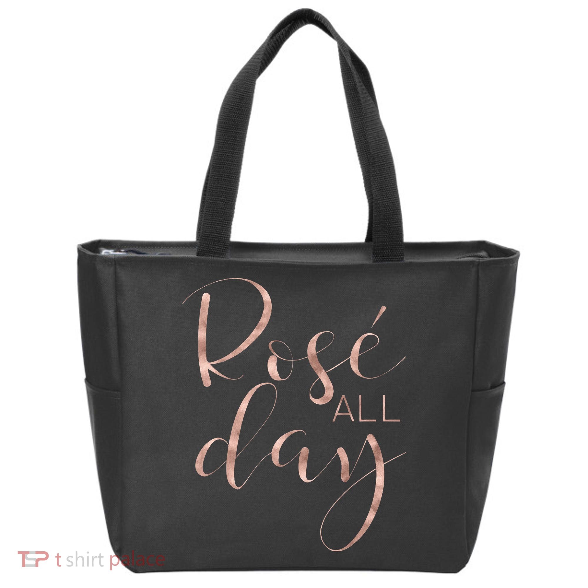 Funny & Cute Rose All Day Wine Lover & Gift G002016 Tote Bag