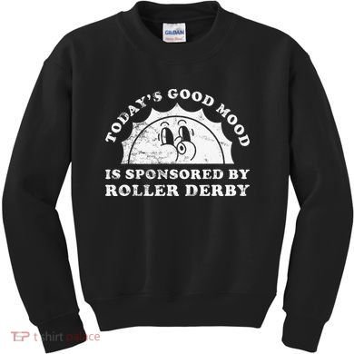 Funny Cute Retro Vintage Roller Derby Kids Sweatshirt