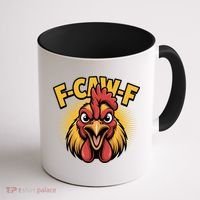F-Caw-F Chicken Rooster Coffee Mug thumb 1