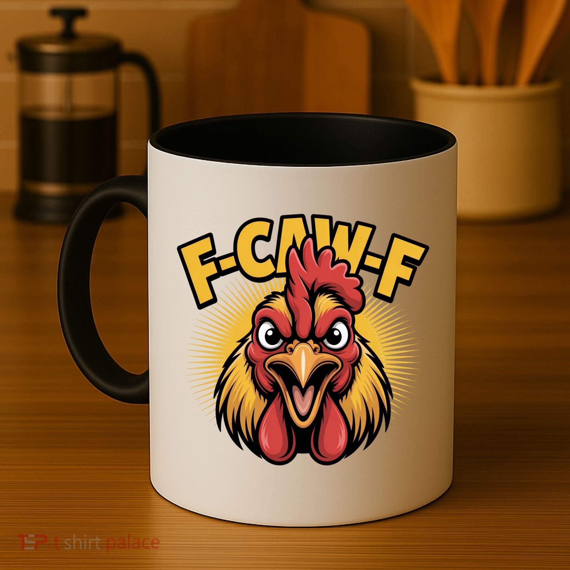 F-Caw-F Chicken Rooster Coffee Mug