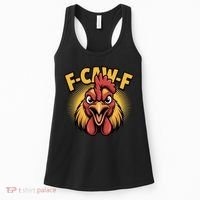 F-Caw-F Chicken Rooster Women's Tank Top thumb 0