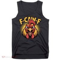 F-Caw-F Chicken Rooster Tank Top thumb 0