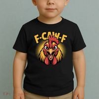 F-Caw-F Chicken Rooster Toddler T-Shirt thumb 2