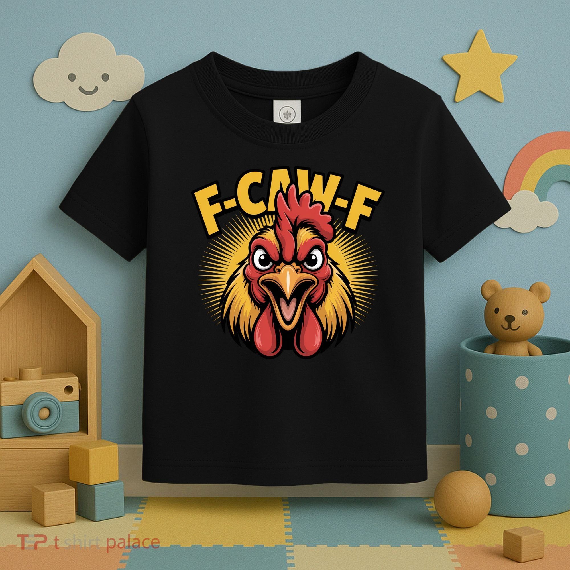 F-Caw-F Chicken Rooster Toddler T-Shirt