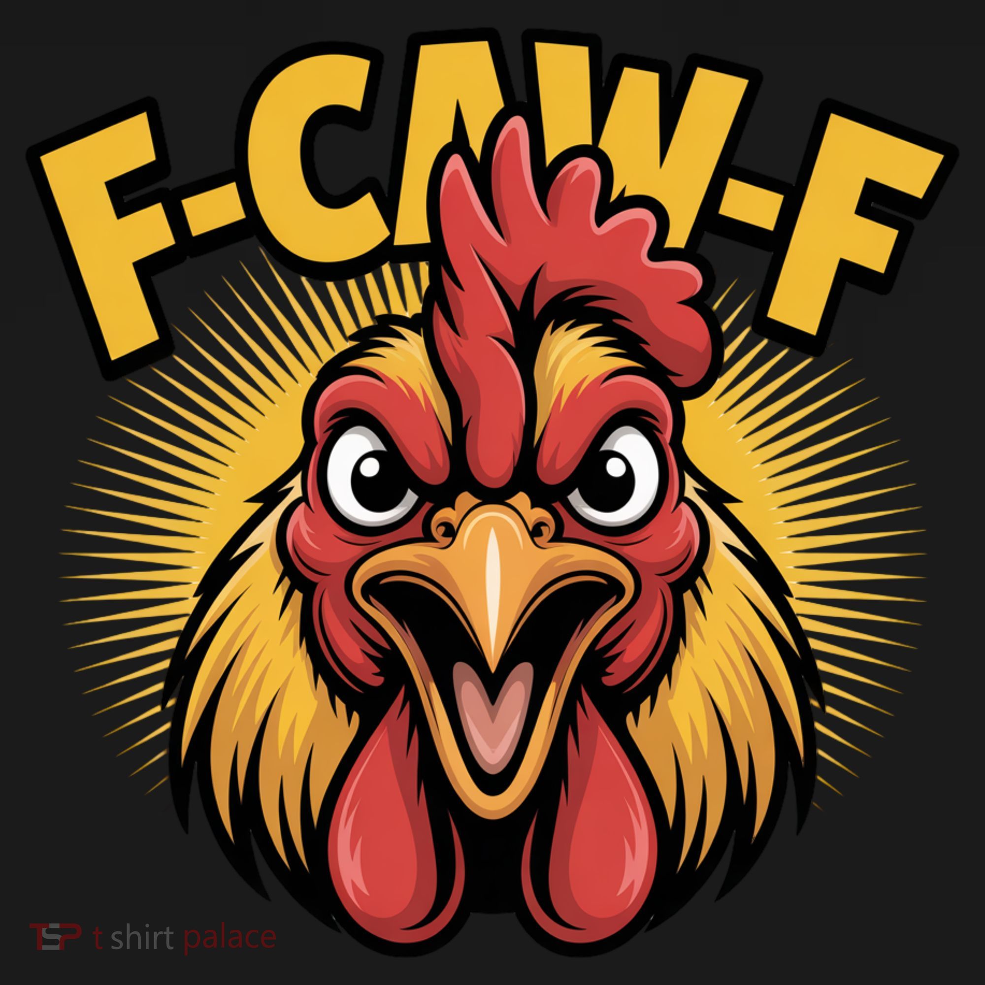 F-Caw-F Chicken Rooster Kids Sweatshirt