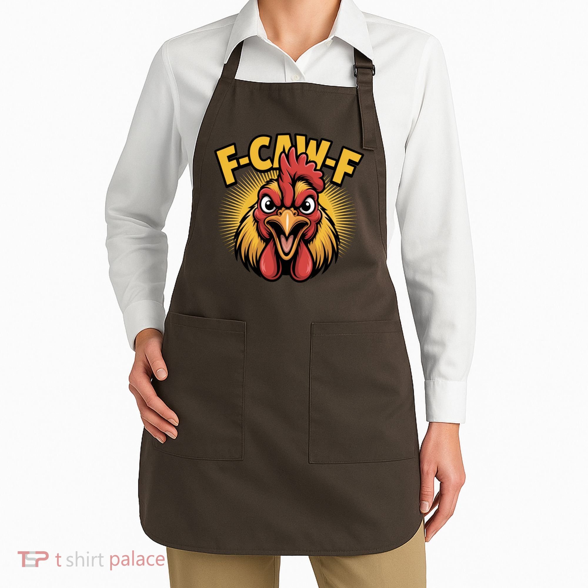 F-Caw-F Chicken Rooster Apron