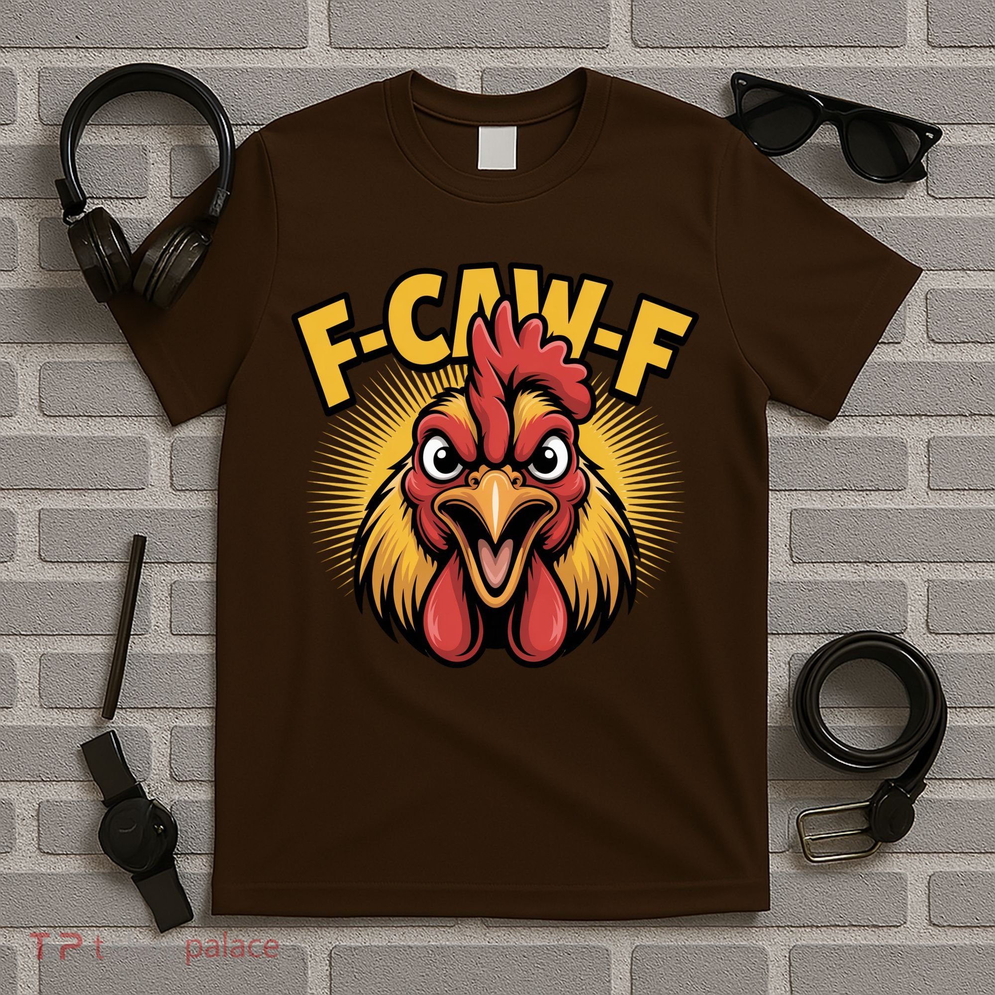 F-Caw-F Chicken Rooster T-Shirt