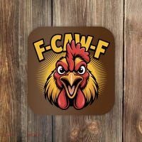 F-Caw-F Chicken Rooster Coaster thumb 0