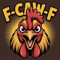 F-Caw-F Chicken Rooster Baby Bodysuit thumb 2