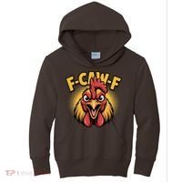F-Caw-F Chicken Rooster Kids Hoodie thumb 0