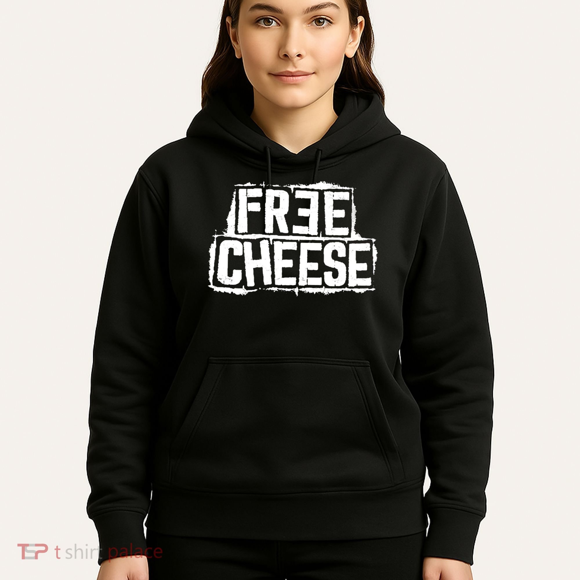 Free Cheese Retro Hoodie