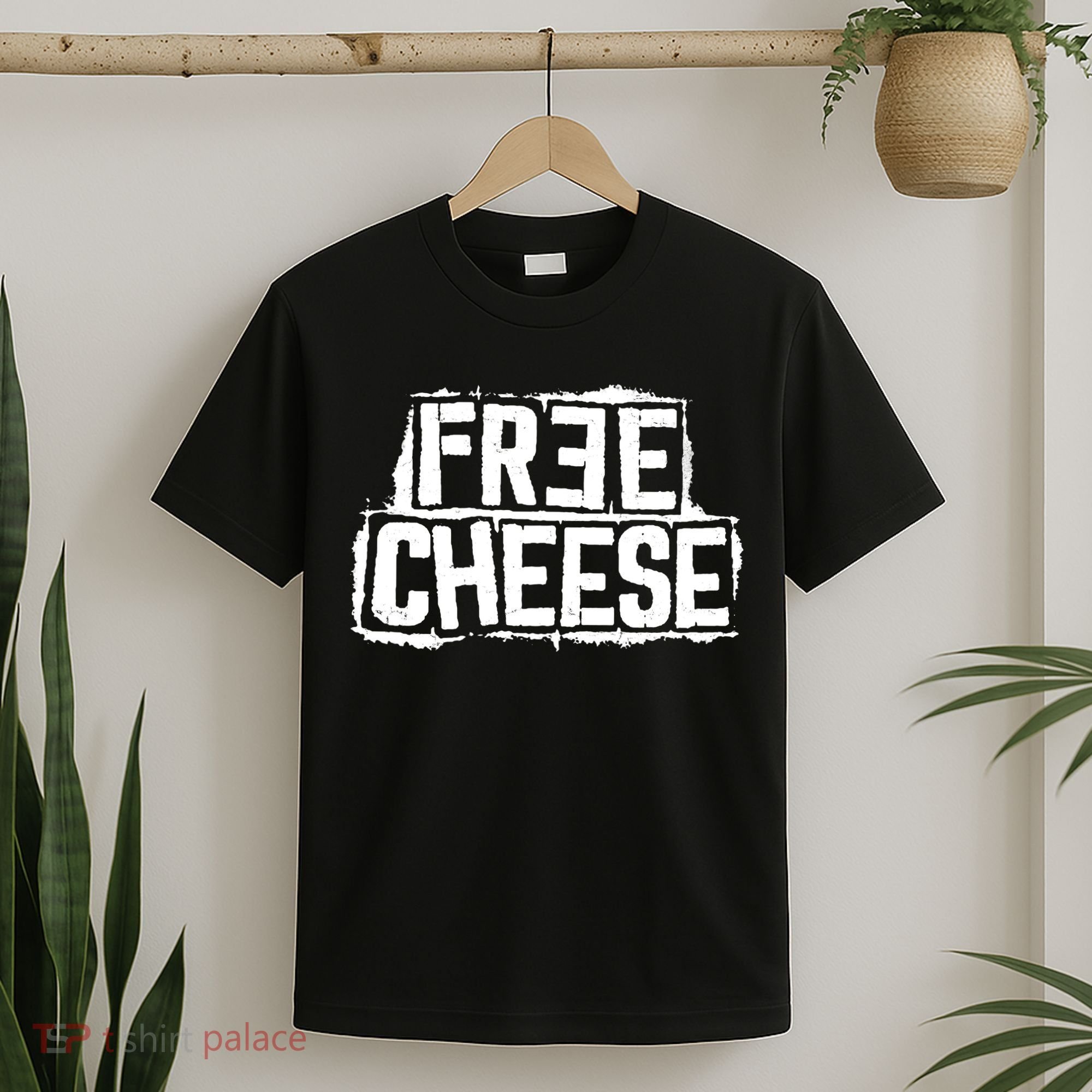 Free Cheese Retro T-Shirt