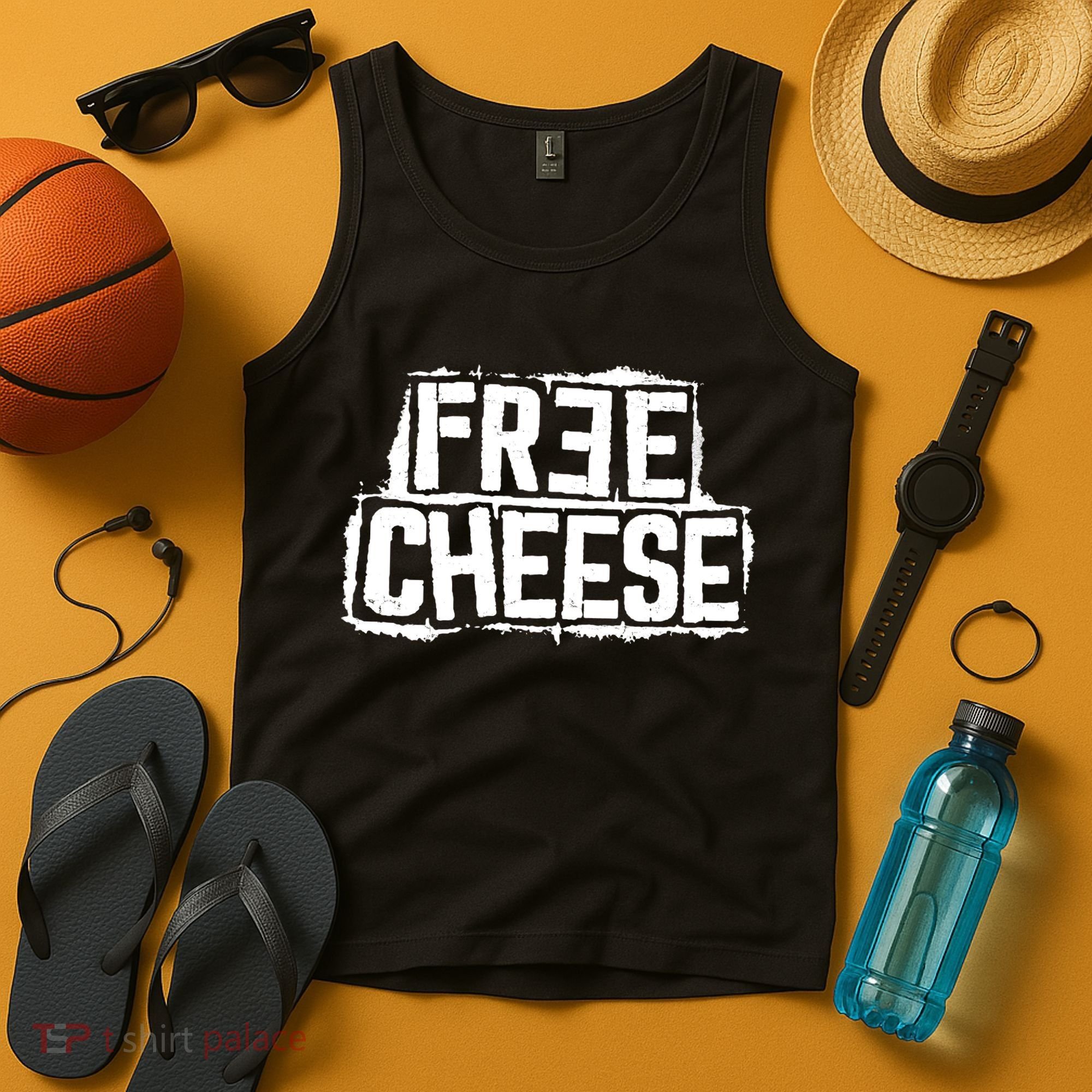 Free Cheese Retro Tank Top