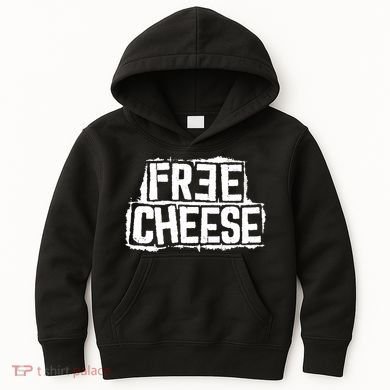 Free Cheese Retro Kids Hoodie