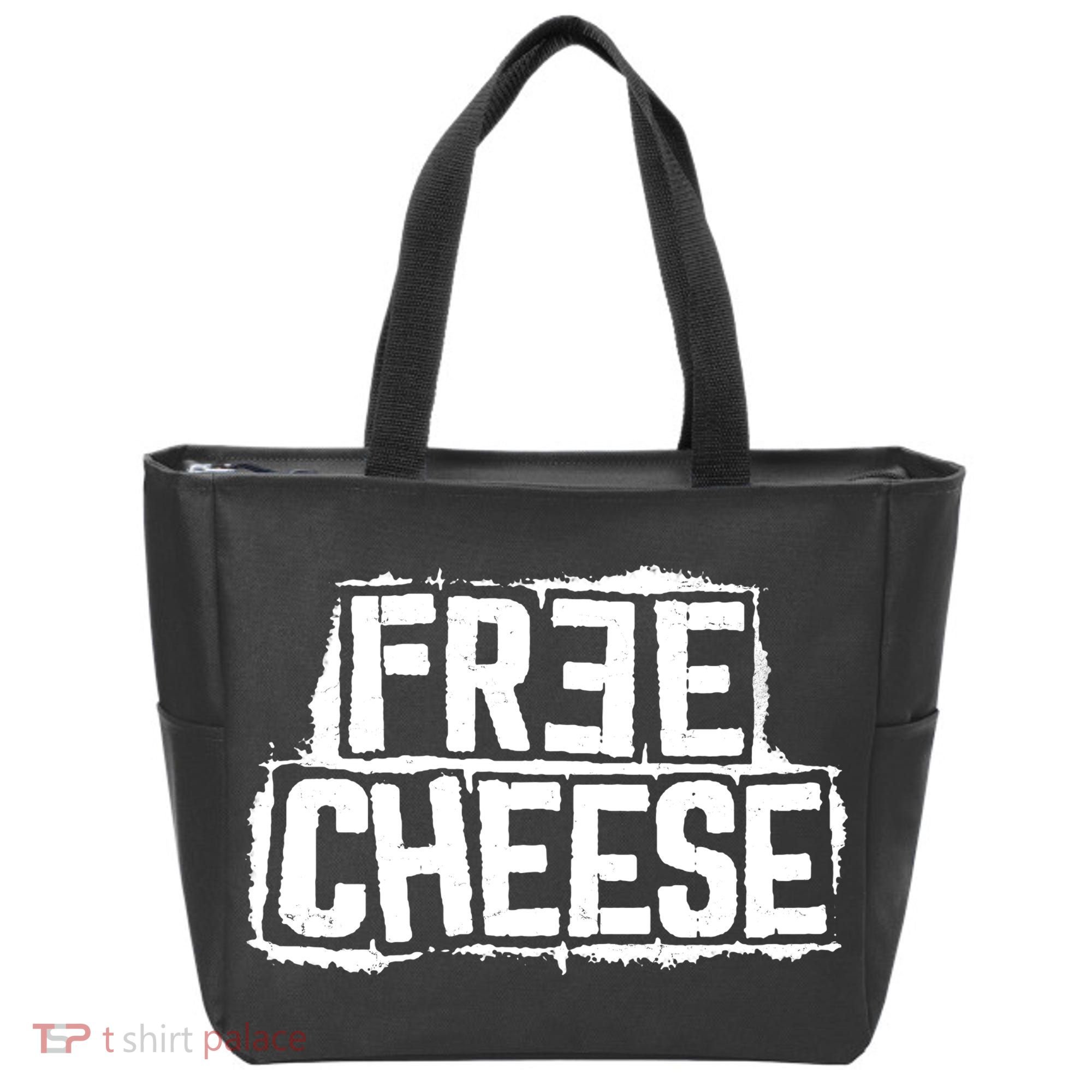 Free Cheese Retro Tote Bag