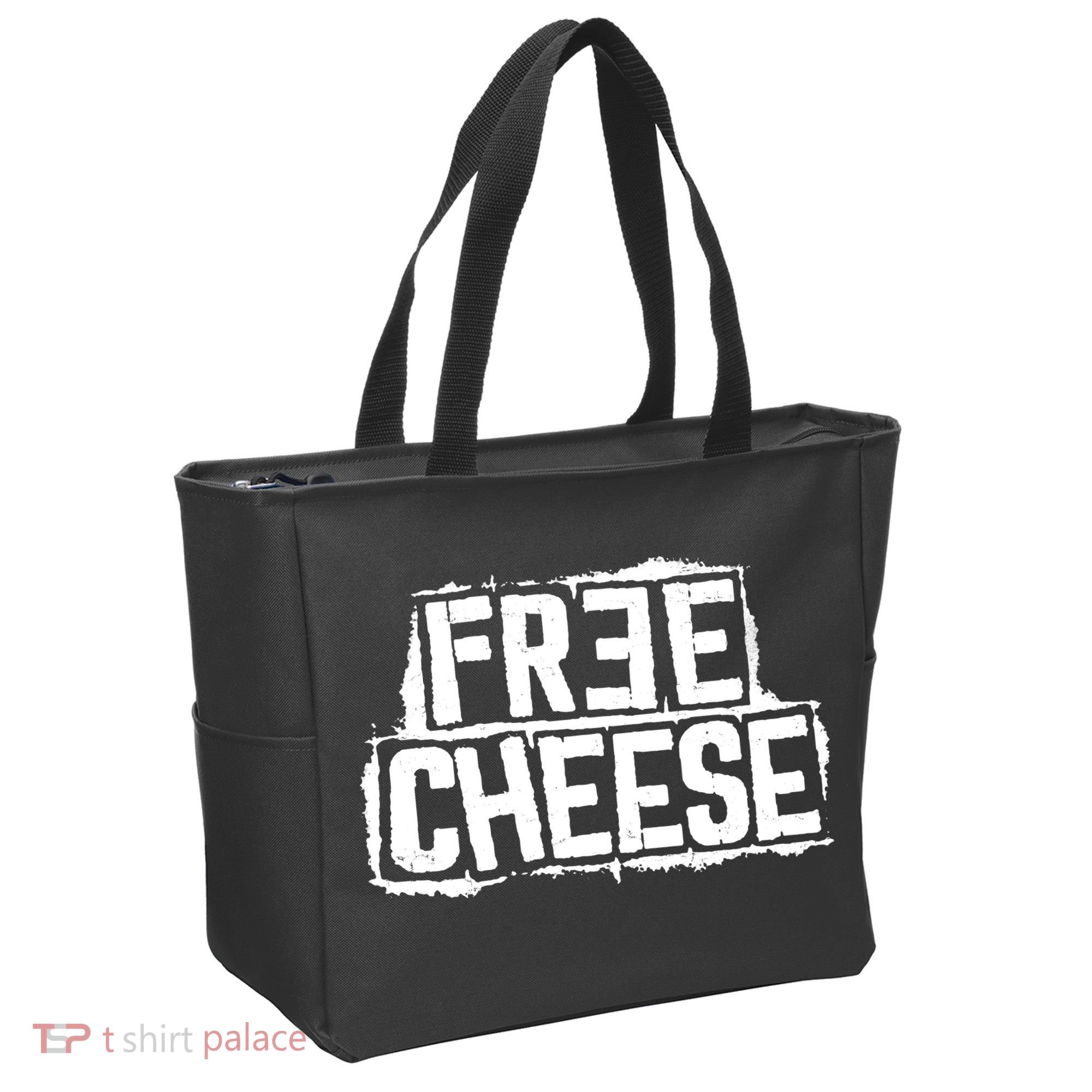Free Cheese Retro Tote Bag