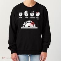 Funny Carpenter Rock Paper Scissors Table Saw Women's Sweatshirt thumb 0