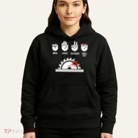 Funny Carpenter Rock Paper Scissors Table Saw Hoodie thumb 5