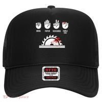 Funny Carpenter Rock Paper Scissors Table Saw Hat thumb 0