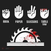 Funny Carpenter Rock Paper Scissors Table Saw Hat thumb 2
