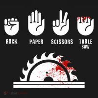 Funny Carpenter Rock Paper Scissors Table Saw Kids Hoodie thumb 5