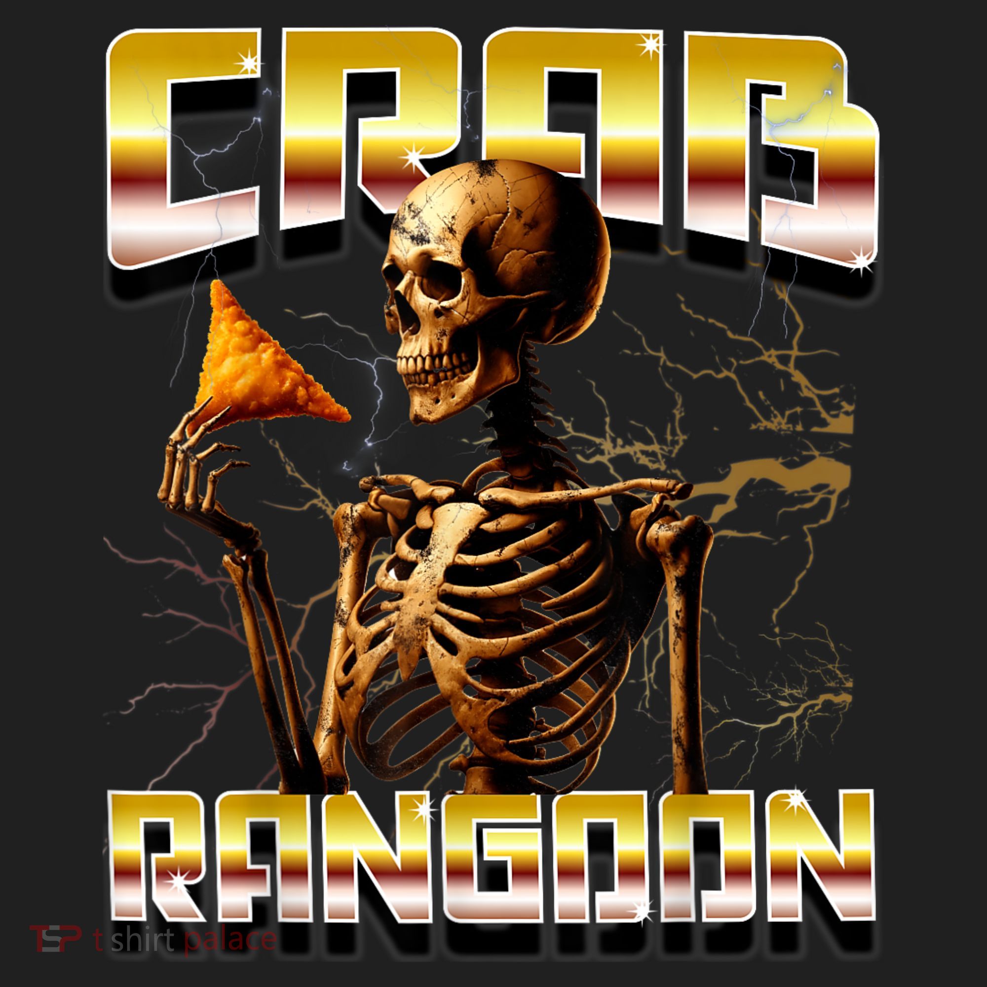 Funny Crab Rangoon Bootleg Rap Aesthetic Goons Meme Skeleton Women's Sweatshirt