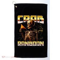 Funny Crab Rangoon Bootleg Rap Aesthetic Goons Meme Skeleton Golf Towel thumb 0