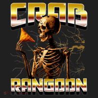 Funny Crab Rangoon Bootleg Rap Aesthetic Goons Meme Skeleton Golf Towel thumb 3