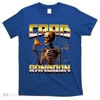 Funny Crab Rangoon Bootleg Rap Aesthetic Goons Meme Skeleton T-Shirt thumb 0