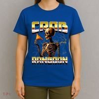 Funny Crab Rangoon Bootleg Rap Aesthetic Goons Meme Skeleton T-Shirt thumb 4