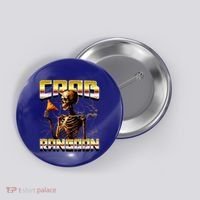 Funny Crab Rangoon Bootleg Rap Aesthetic Goons Meme Skeleton Button thumb 0