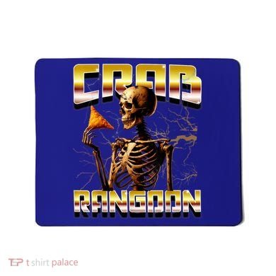 Funny Crab Rangoon Bootleg Rap Aesthetic Goons Meme Skeleton Mousepad
