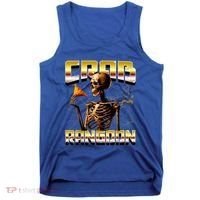 Funny Crab Rangoon Bootleg Rap Aesthetic Goons Meme Skeleton Tank Top thumb 0