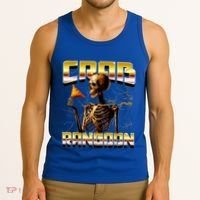 Funny Crab Rangoon Bootleg Rap Aesthetic Goons Meme Skeleton Tank Top thumb 3