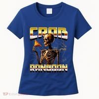 Funny Crab Rangoon Bootleg Rap Aesthetic Goons Meme Skeleton Women's T-Shirt thumb 0