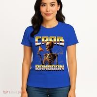 Funny Crab Rangoon Bootleg Rap Aesthetic Goons Meme Skeleton Women's T-Shirt thumb 4