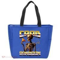 Funny Crab Rangoon Bootleg Rap Aesthetic Goons Meme Skeleton Tote Bag thumb 0