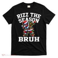 Funny Christmas Rizzmas Santa Xmas Rizz The Season Bruh T-Shirt thumb 0