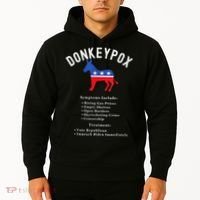 Funny Conservative Republican Anti Biden Donkeypox Hoodie thumb 2