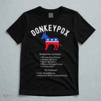 Funny Conservative Republican Anti Biden Donkeypox T-Shirt thumb 5